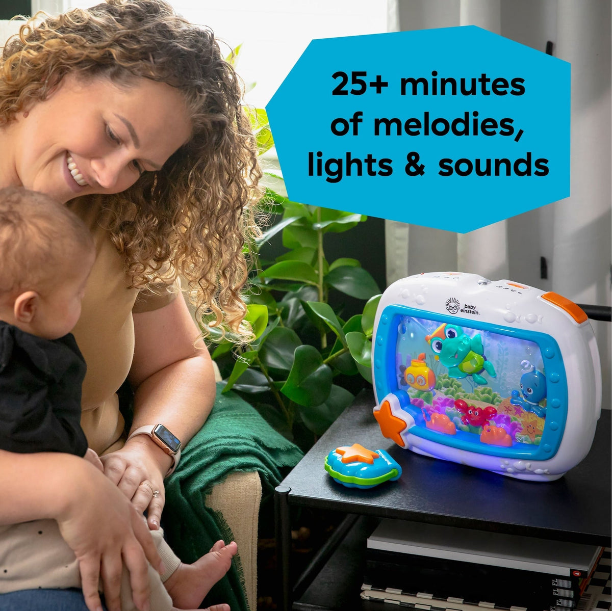 Baby Einstein Sea Dreams Soother Musical Crib Toy and Sound Machine M7P9 - product image 5