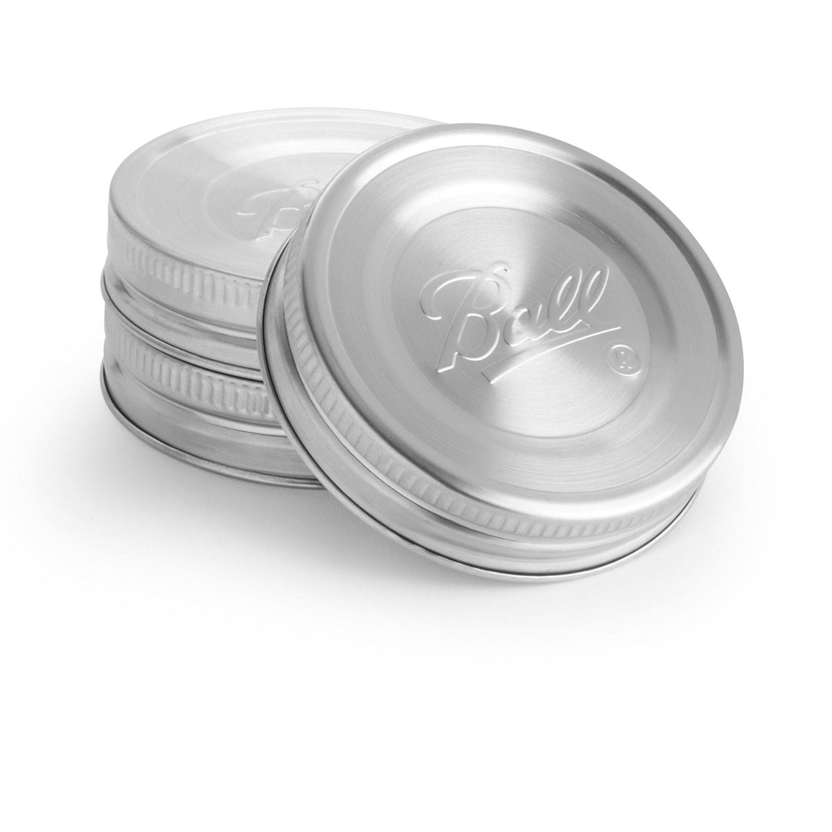 BALL Regular Mouth Stainless Steed Lids, Rust-Resistant, 3-pk X4S1 - product image 2