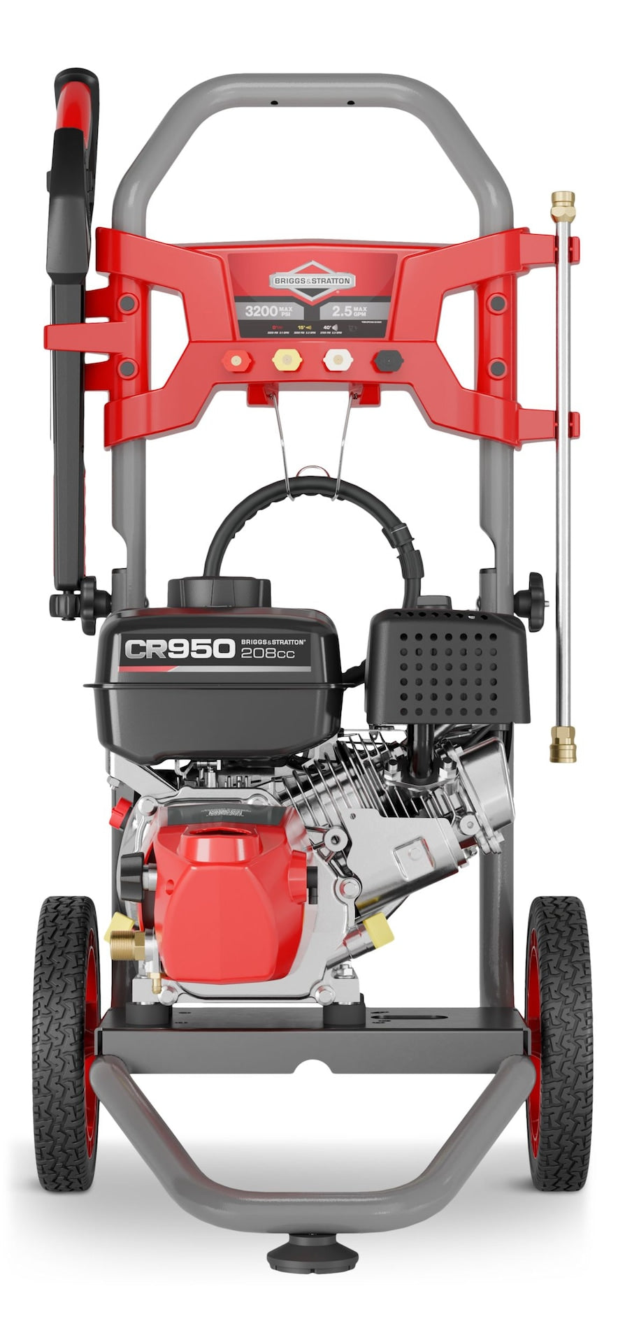 & Stratton 3200 PSI 2.5 GPM 208cc Engine Wheeled Gas Pressure Washer V1Q8 - product image 4