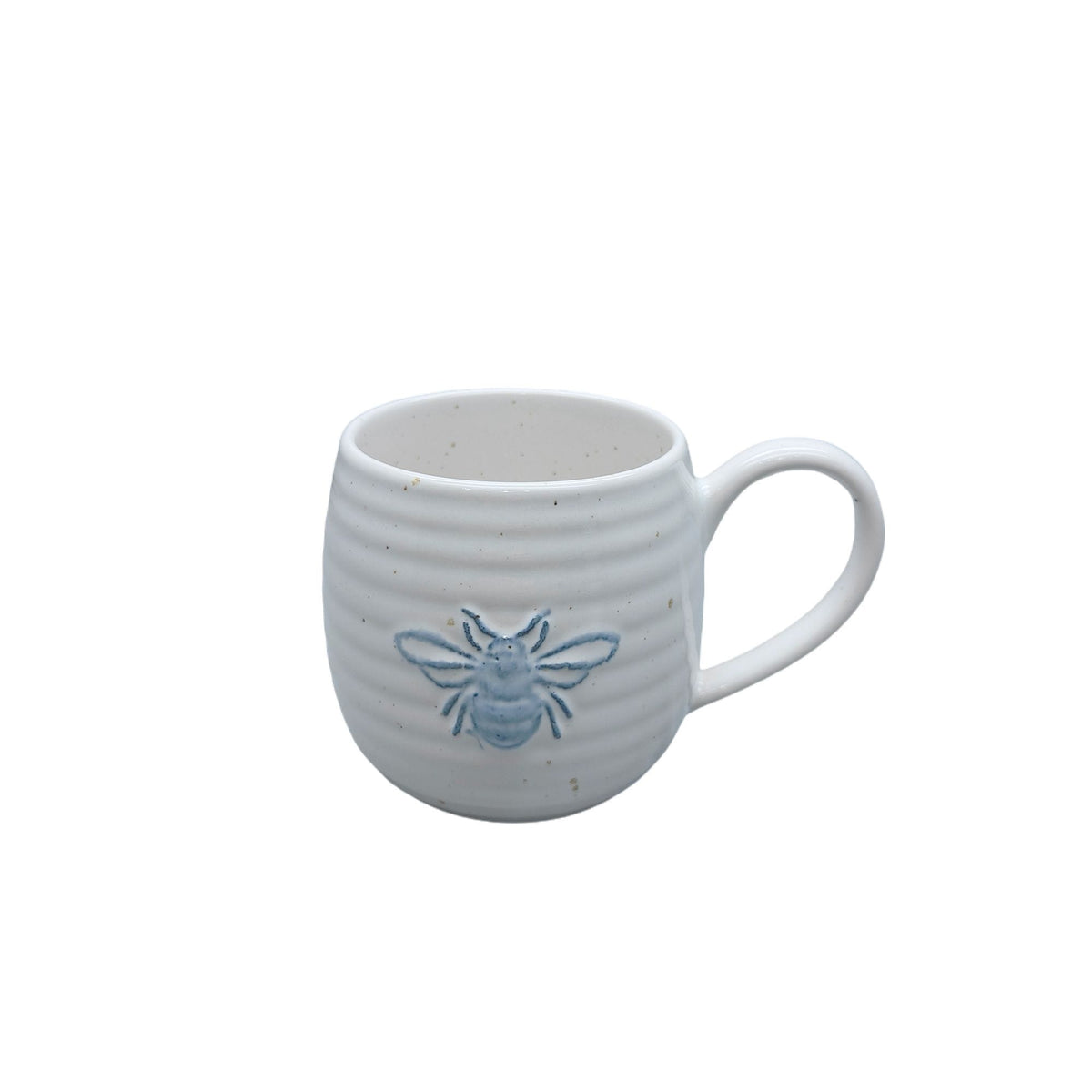 Durable Stoneware Bee Mug, White, 14-oz X6C9 - product image 1