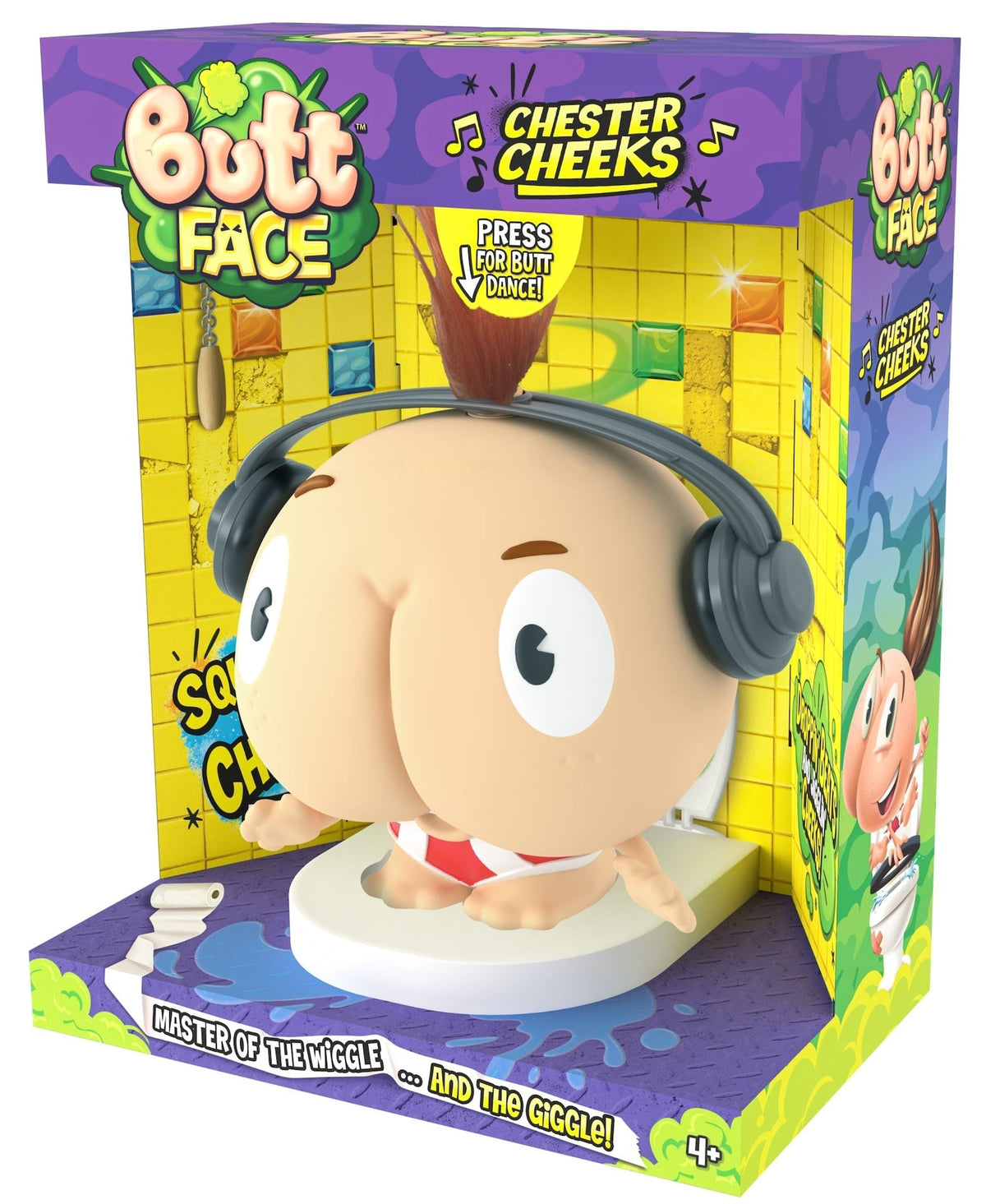 Cheeks Butt Face Interactive Farting Toy T3G3 - product image 1