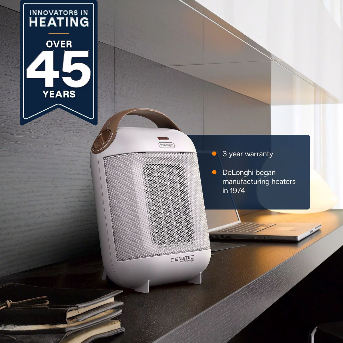HFX30C15WCA Capsule Ceramic Fan Heater, White W2B2 - product image 5