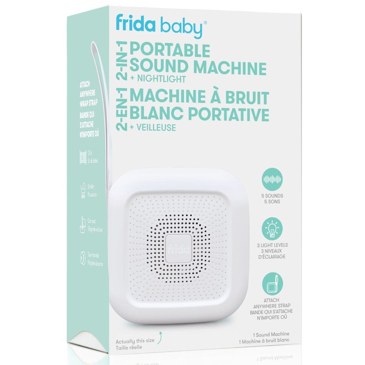 2-in-1 Portable Sound Machine + Nightlight Q4R8 - product image 1