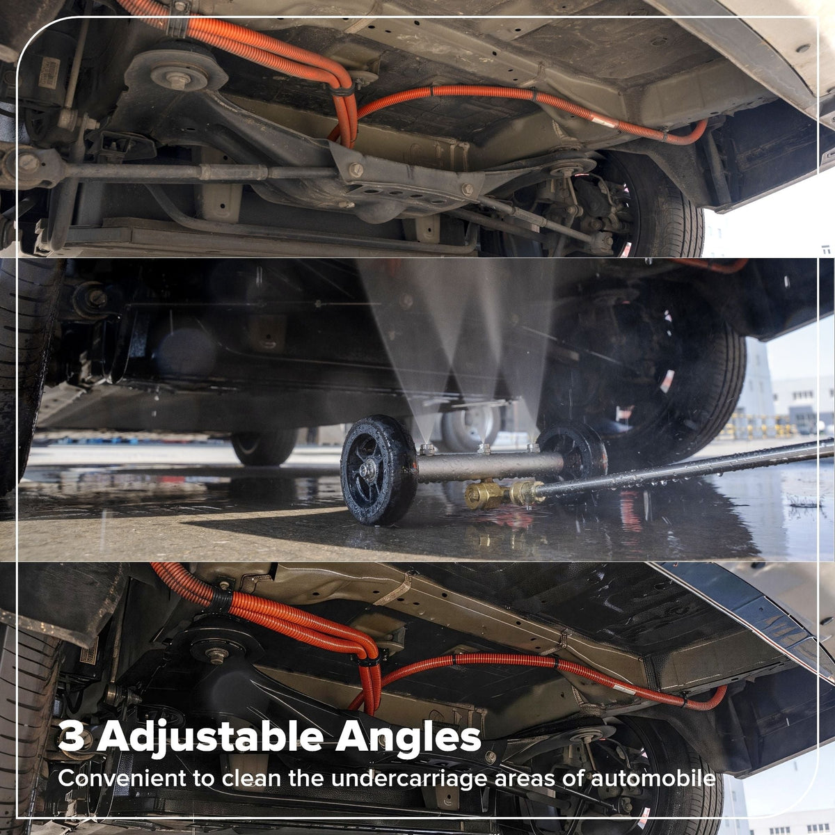 2-in-1 Water Broom & Undercarriage Cleaner, Pressure Washer Attachment B9N4 - product image 4