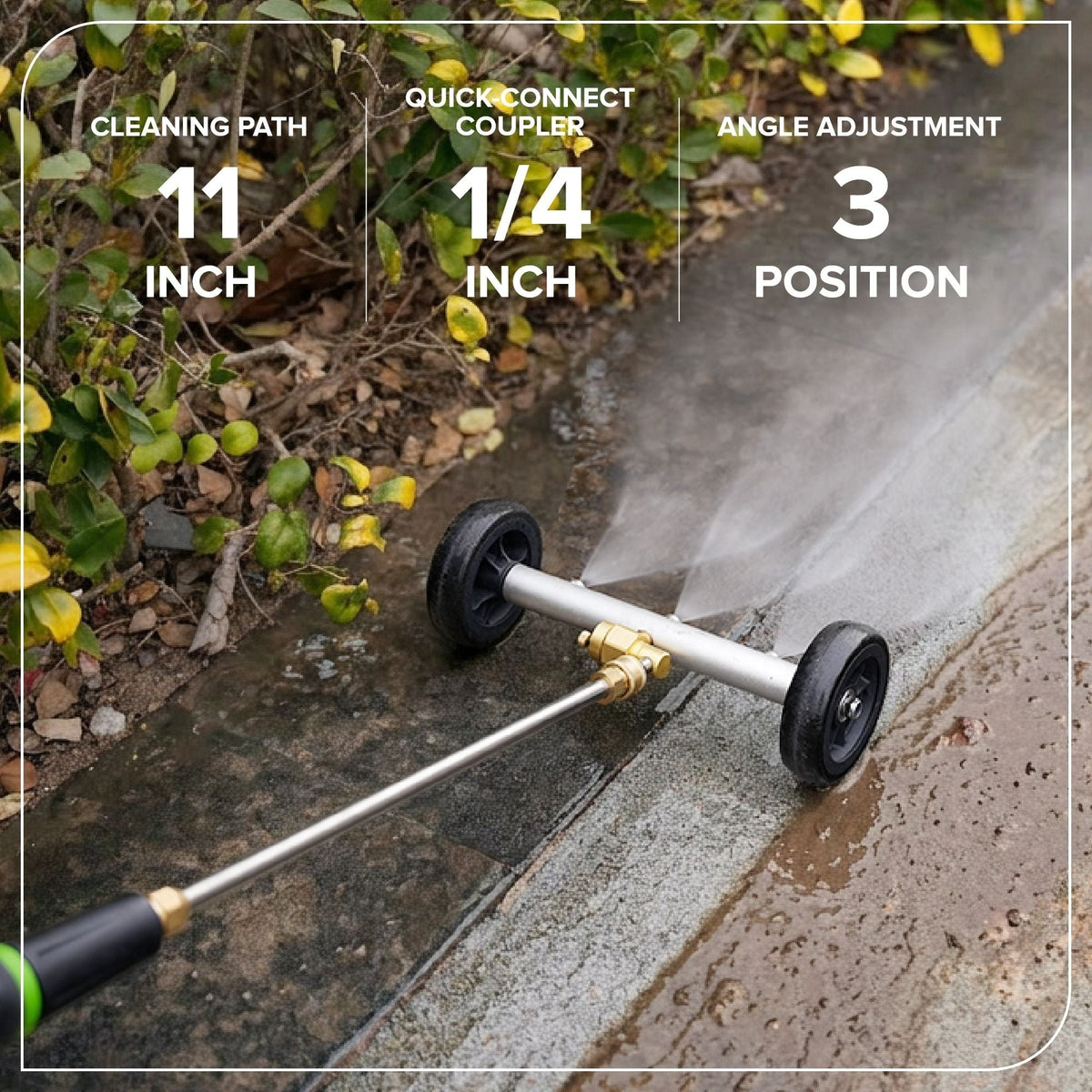 2-in-1 Water Broom & Undercarriage Cleaner, Pressure Washer Attachment B9N4 - product image 5