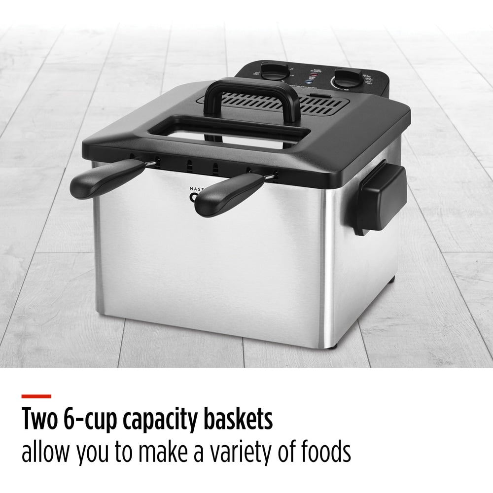 Deep Fryer with 2 Basket Capacity, Stainless Steel, 4.5-L I7Z2 - product image 6