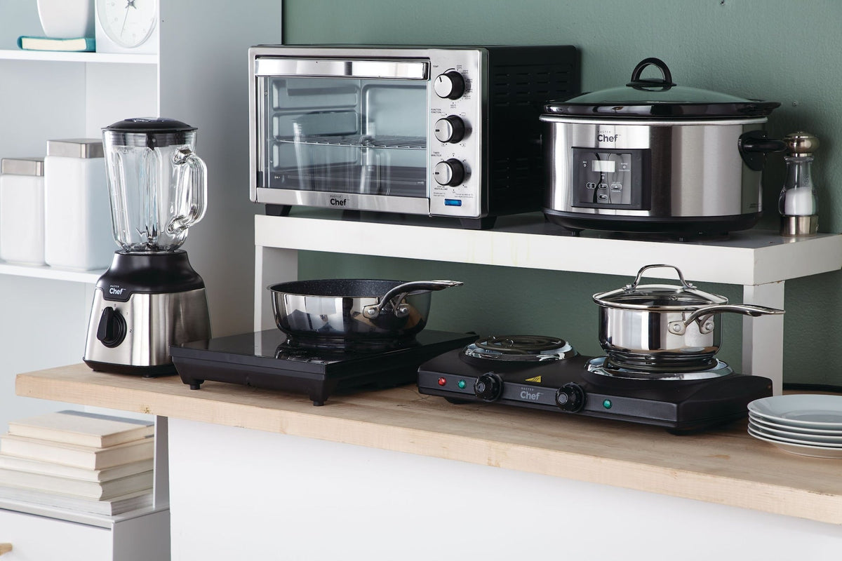 Double Burner Hot Plate, Black, 1500W W0E5 - product image 8