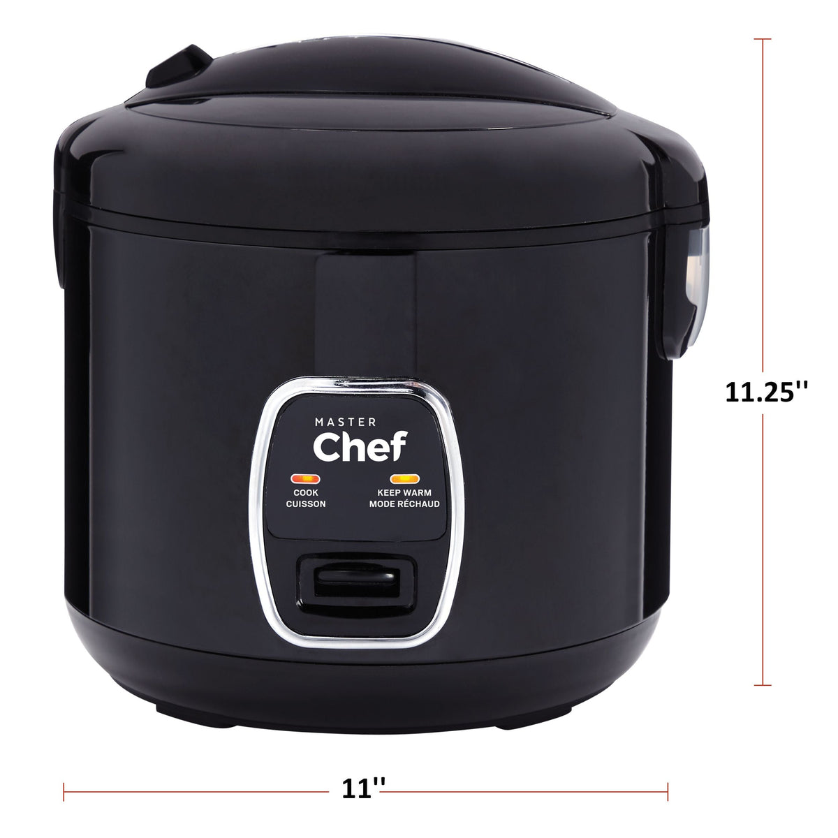 One-Touch Non-Stick Rice Cooker & Steamer, Black, 20 Cups T0V7 - product image 6