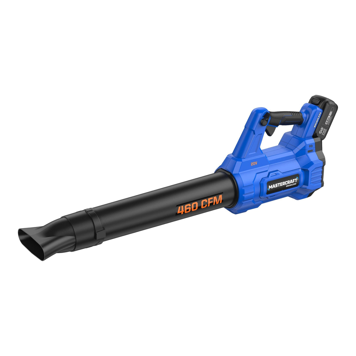 20V Cordless 460 CFM Brushless Leaf Blower Kit with PWRPOD 4 Ah Battery and Charger E5Q2 - product image 5