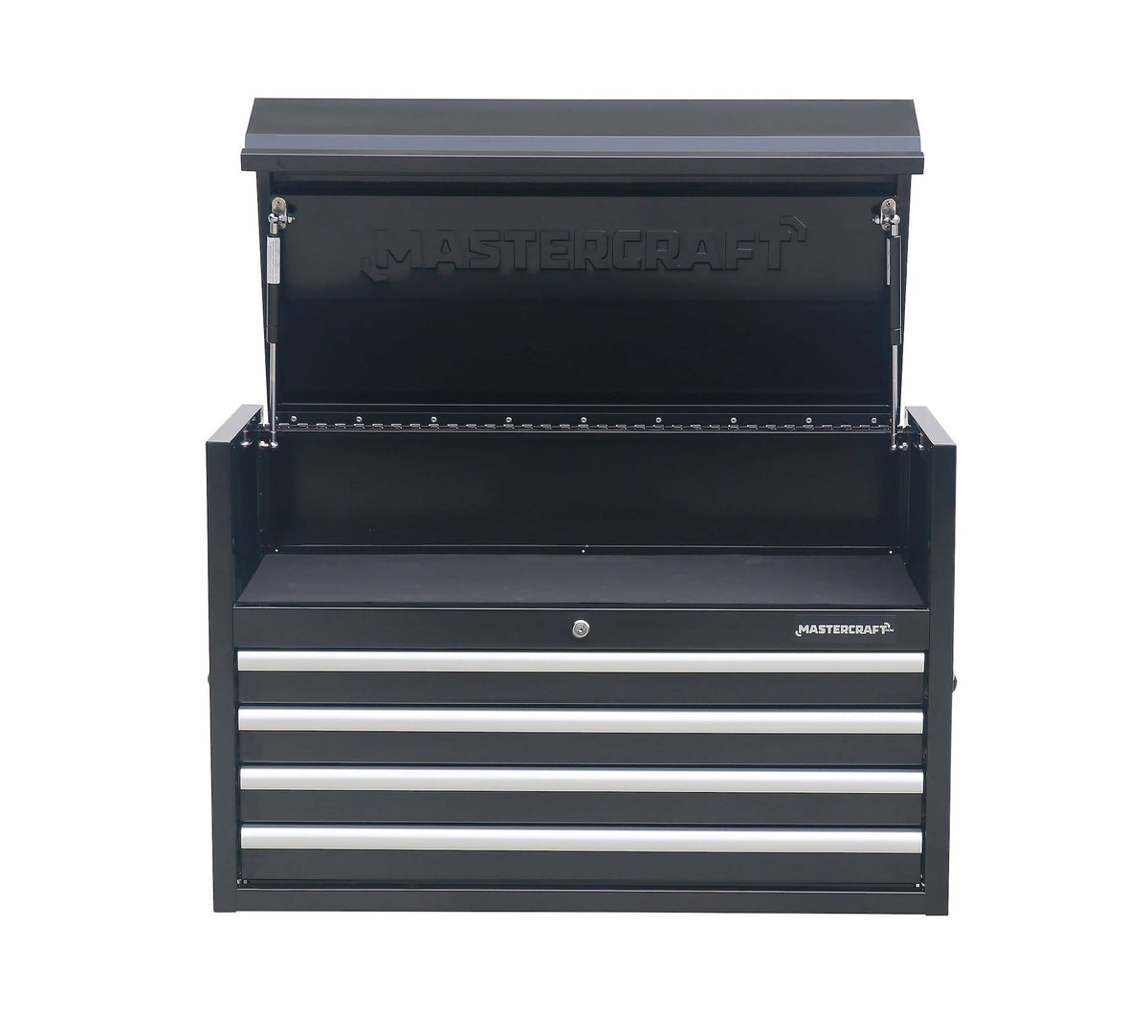 Powder-Coated Steel Tool Chest with Liners, Black, 36-in J8O6 - product image 1