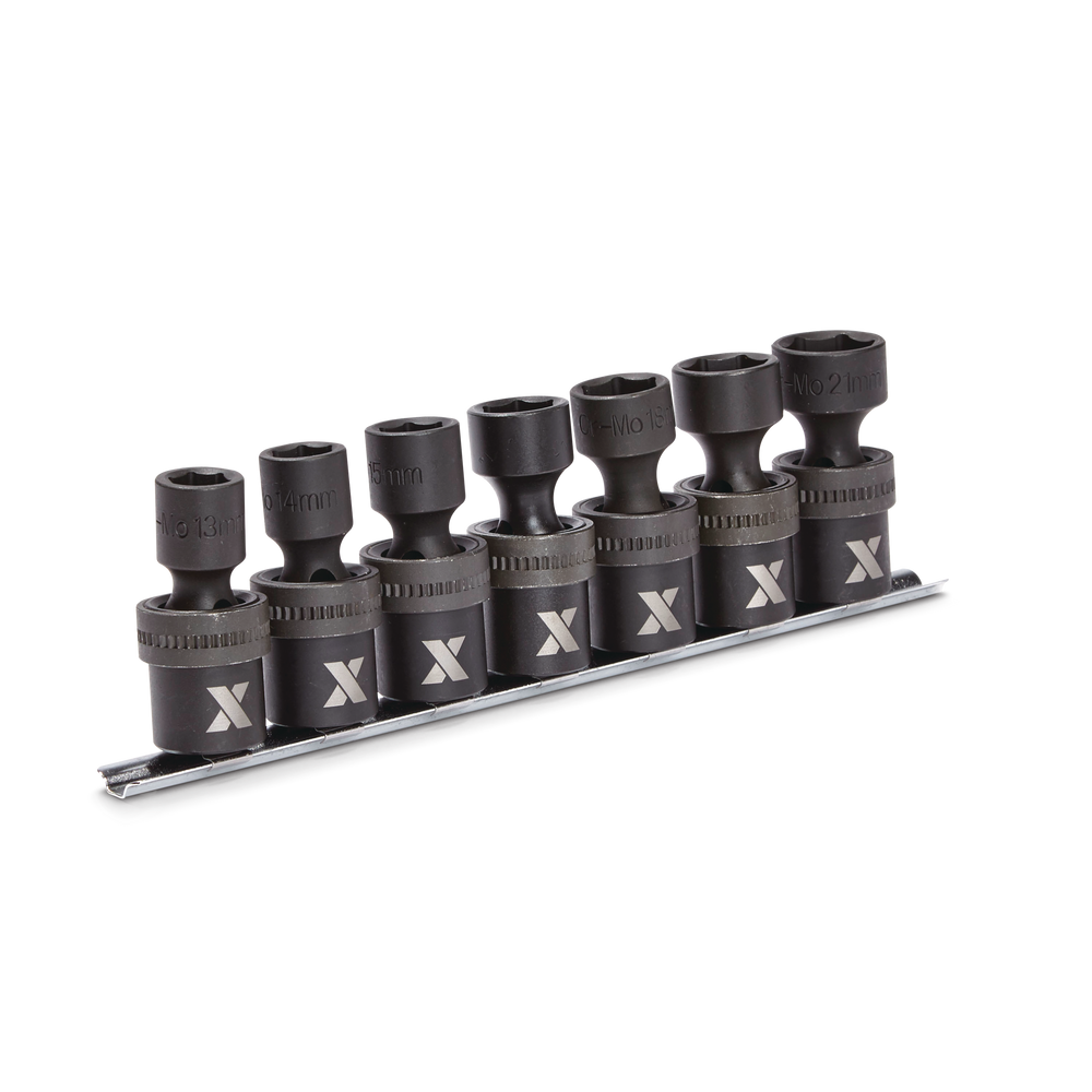 1/2-in Drive Swivel Impact Socket Set, 7-pc, Metric, Cr-Mo I1G0 - product image 1