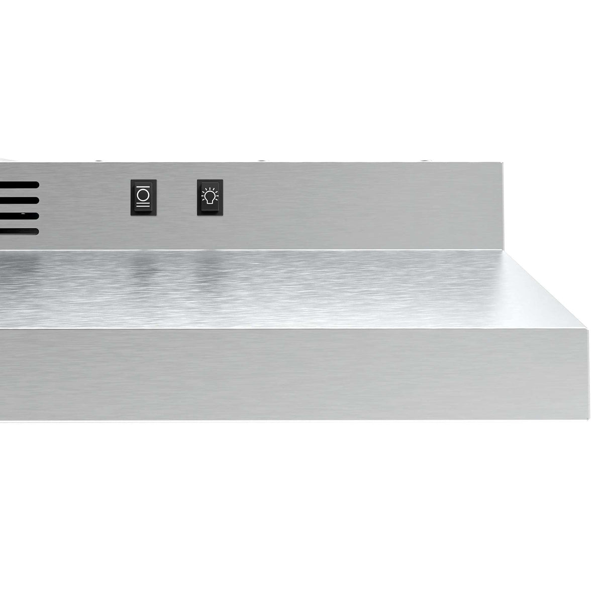 Basic 200 CFM Under the Cabinet Kitchen Exhaust Fan Range Hood, Stainless Steel, 30-in H2I8 - product image 6