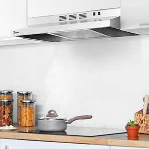 Basic 200 CFM Under the Cabinet Kitchen Exhaust Fan Range Hood, Stainless Steel, 30-in H2I8 - product image 7