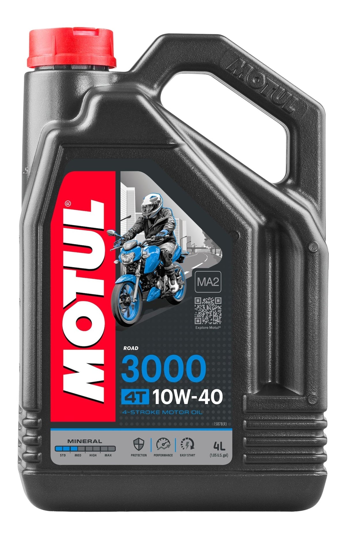 3000 4-Stroke 10W40 Mineral Motor Oil, 4-L G8U6 - product image 1