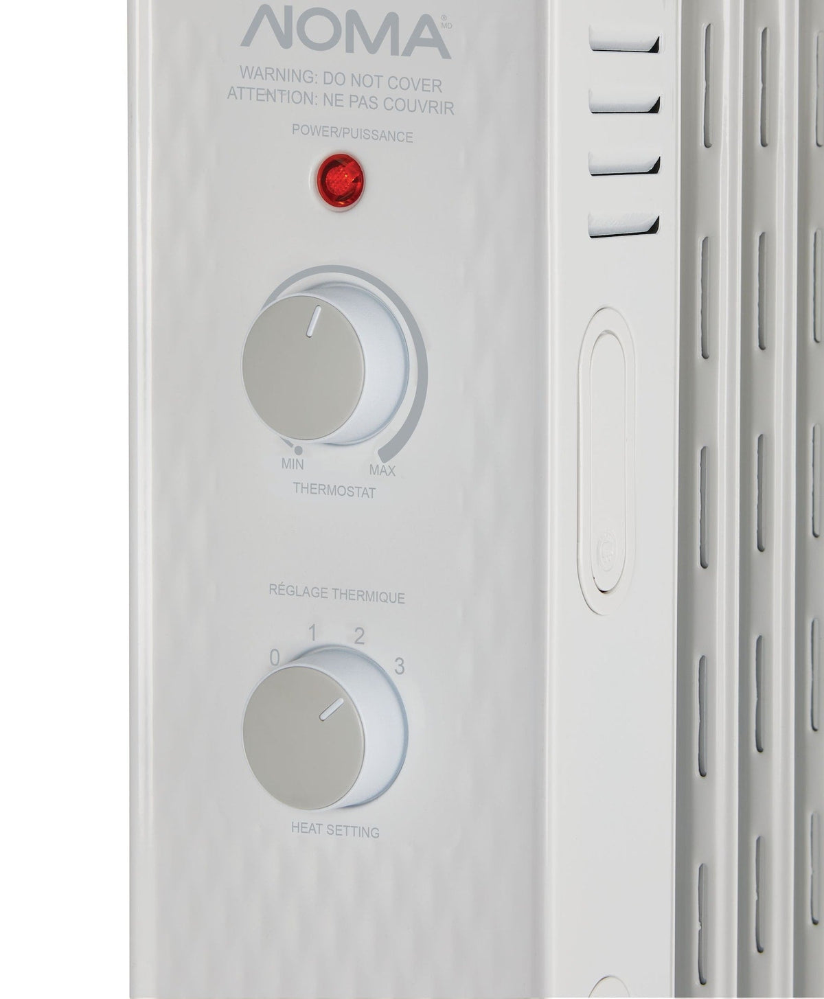 3-Setting Mechanical Oil Filled Radiator with Adjustable Thermostat P3N1 - product image 6
