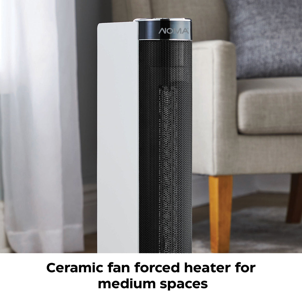 Digital Tower Ceramic Heater withRemote Control & Thermostat, 1500W, White, 24-in J0A4 - product image 5