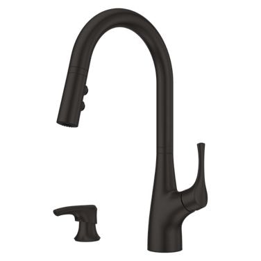Arvada Pull-Down Kitchen Faucet, Matte Black Z5Q4 - product image 1