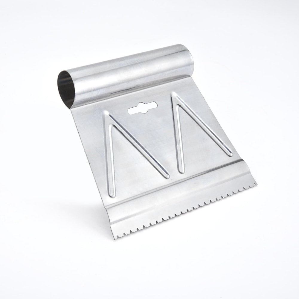 Multi-Purpose Steel V-Notch Adhesive Spreader/Applicator Tool, 3/16 x 6-in Z4R4 - product image 1