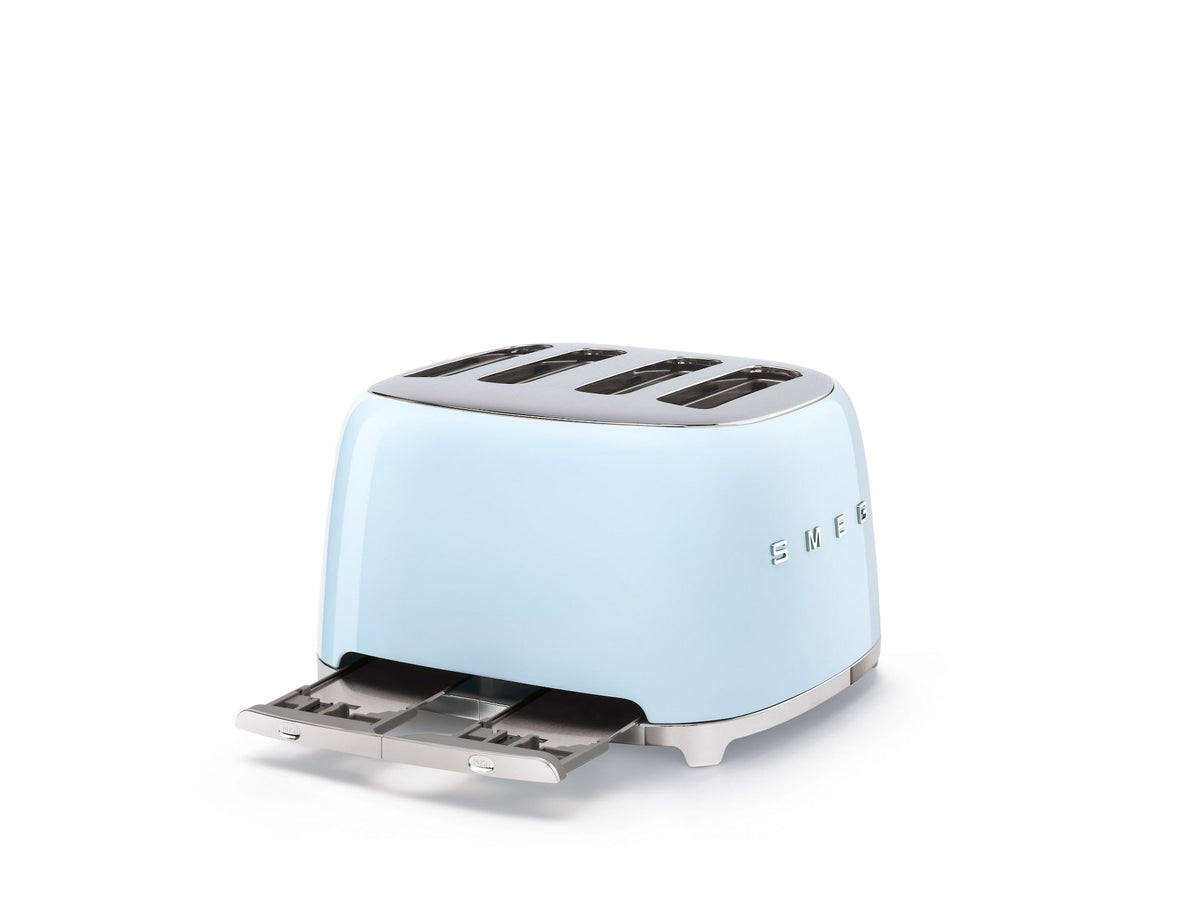 50s Retro Style Wide Slot Pop-up Toaster, 4-Slice, Pastel Blue Y4G8 - product image 6