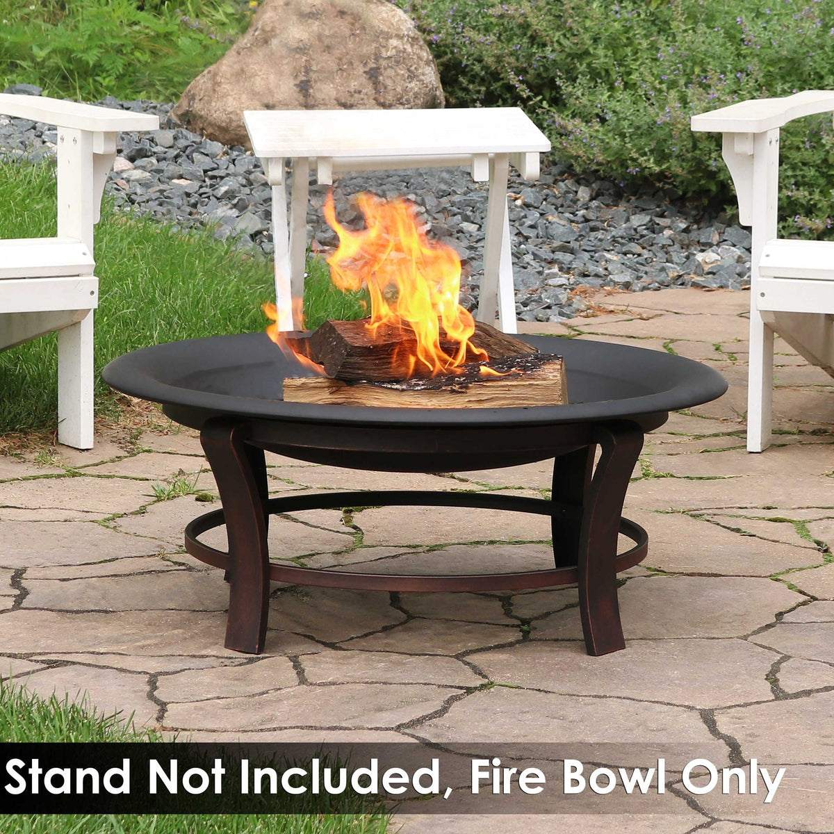 Decor Replacement Fire Pit Bowl, Black, 32-in Y6O7 - product image 4