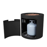 Steel Propane Fire Pit Hidden Tank in Black, 24-in M7B8 - product image 7