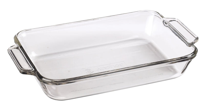 Oven Originals Glass Rectangular Utility Dish, 2-L N8K7