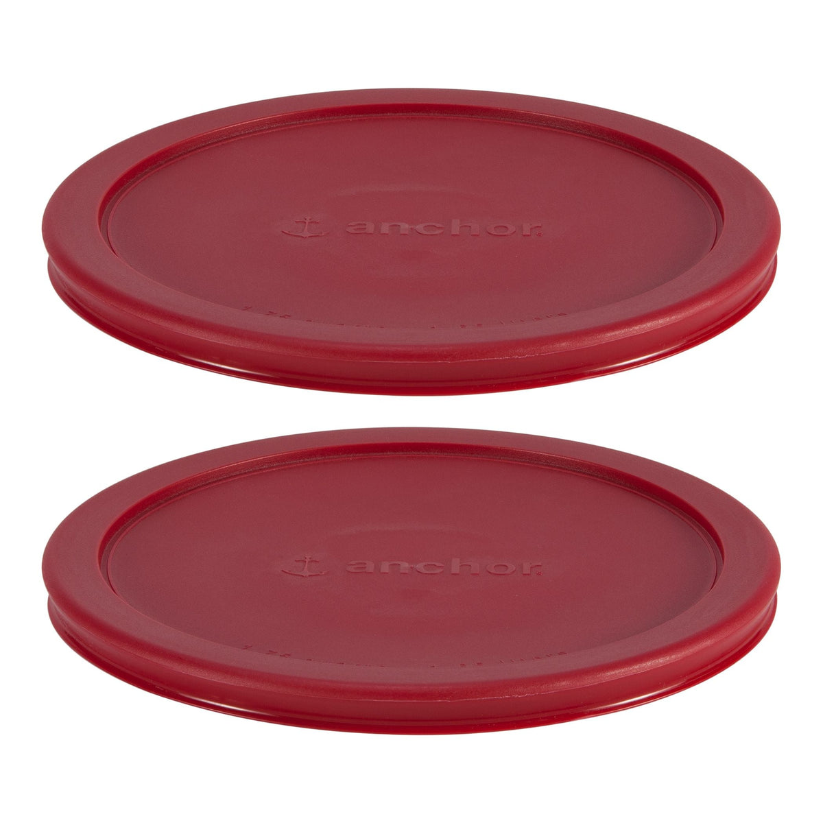 Plastic Lid Set, Red, 2-pc x 7-Cup T1X7 - product image 1