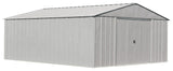 Classic 14x17-ft Flute Grey Corrosion-Resistant Metal Shed K9Q7 - product image 3