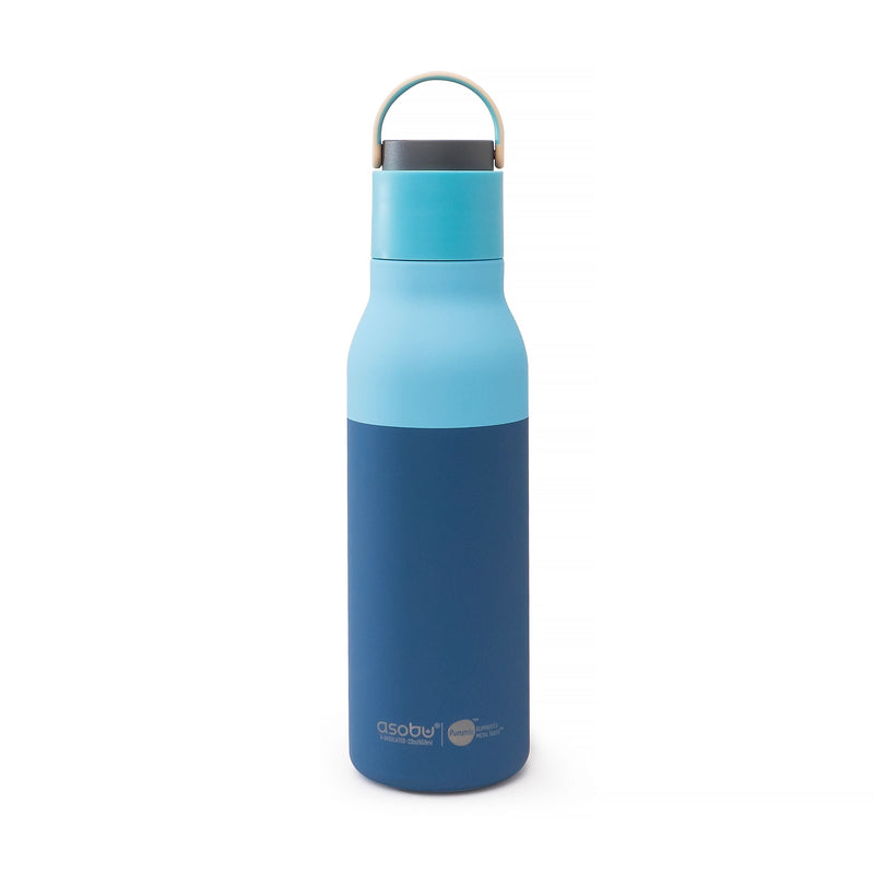 Metro Ceramic Water Bottle, 22-oz, Pastel Blue Y4J9