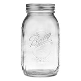 Ball Regular Mouth Quart Glass Mason Jar, 32-oz/946-mL, 8-pk Q6Q0 - product image 1