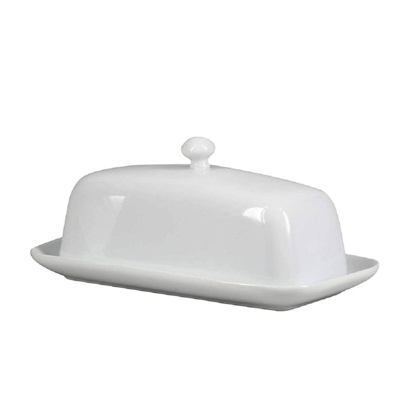 Porcelain Butter Dish with Knob G8Y4