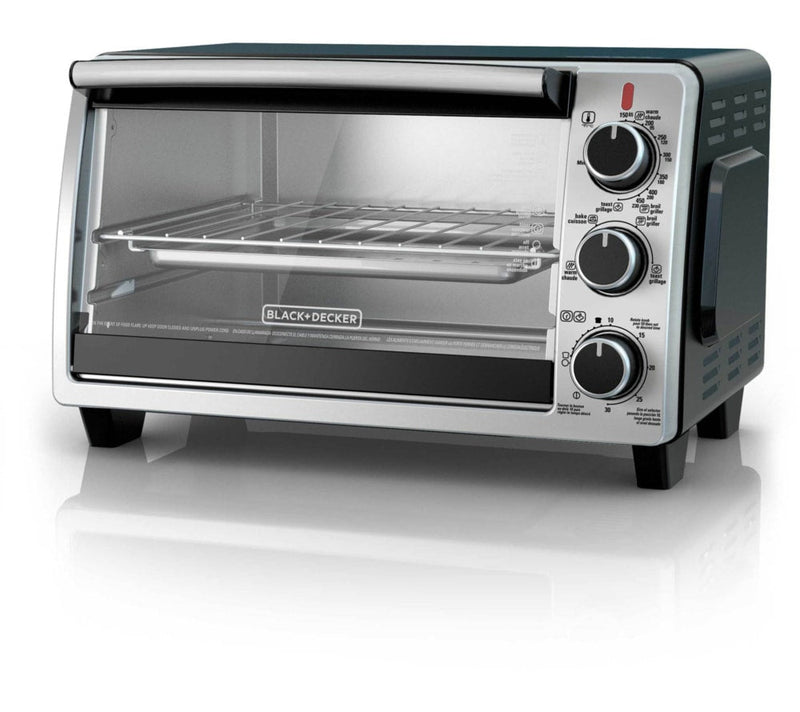 Toaster Oven with 4 Functions, Stainless Steel, 6-Slices R7Y2