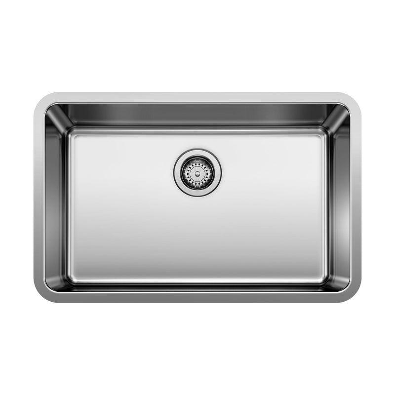 Single Bowl Undermount SS Kitchen Sink, 28-in E5O4