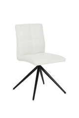 Ethan White Fabric Upholstered Armless Dining Chair, 2-pc L4T0 - product image 3