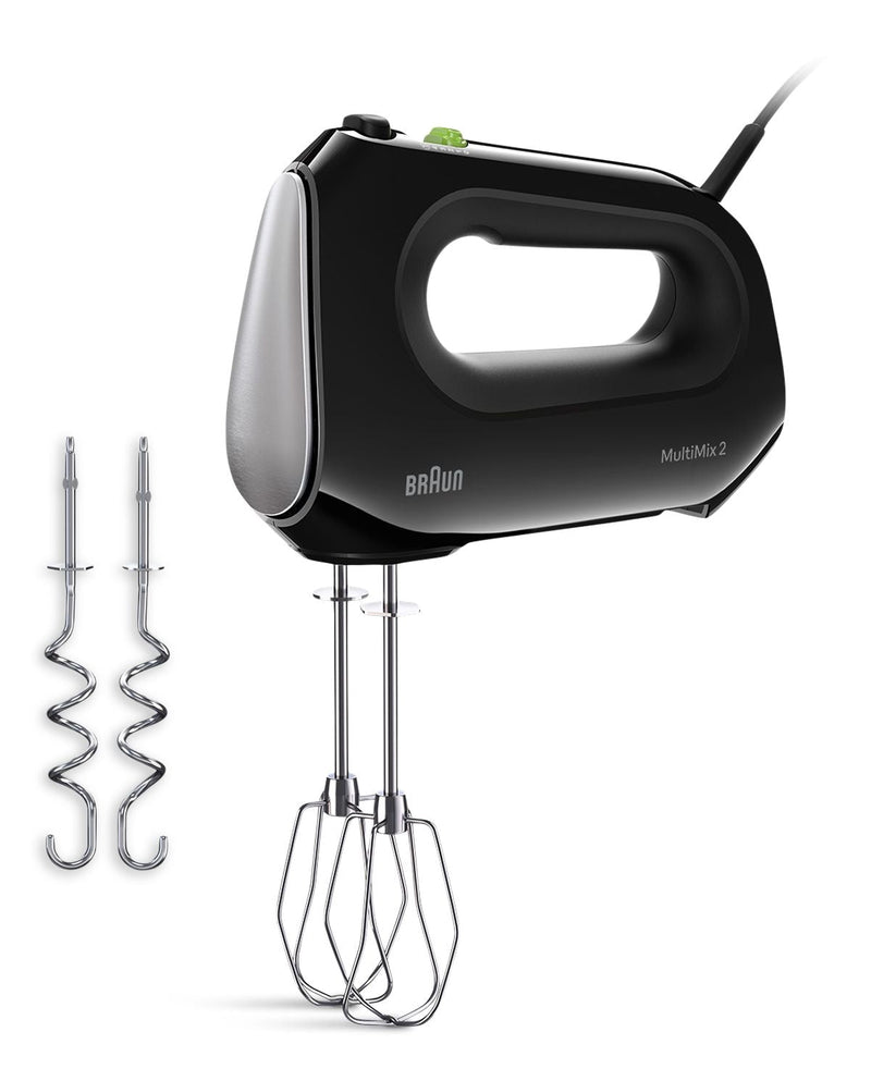 MultiMix 2 5-Speed Hand Mixer, Includes MultiWhisk Beater, 250W, Black Y9T0