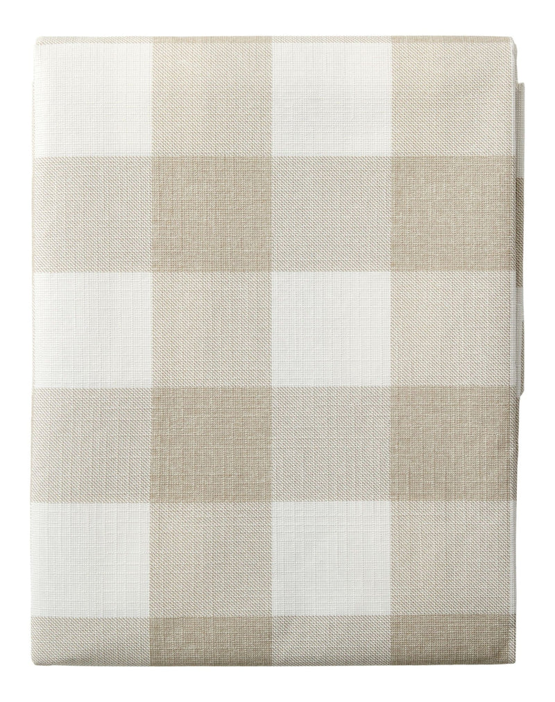 Indoor/Outdoor Plaid PEVA Table Cloth, 60-in x 84-in T9P1