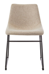 Scottie Modern Fabric Dining Chair, Dark Grey M3H6 - product image 2