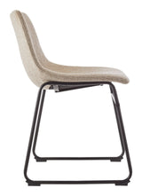 Scottie Modern Fabric Dining Chair, Dark Grey M3H6 - product image 3