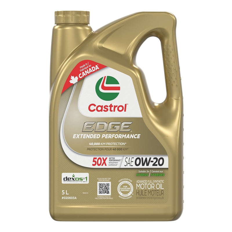EDGE Extended Performance 0W20 Synthetic Engine/Motor Oil, 5-L A9I6