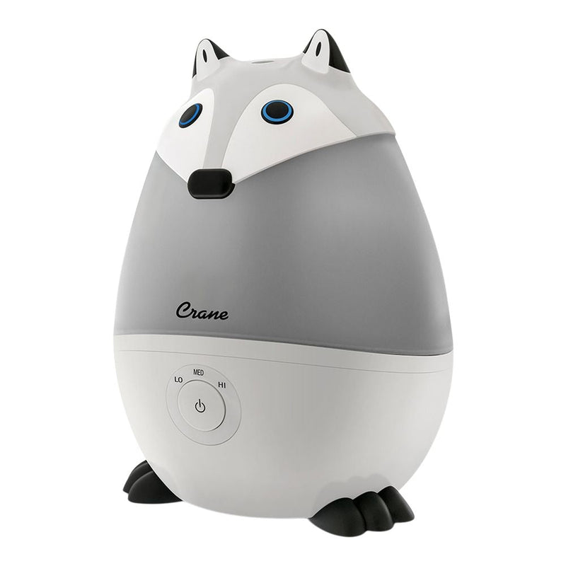 Pediatric Cool Mist Humidifier with Vapor Tray and Diffuser, Raccoon W2I0