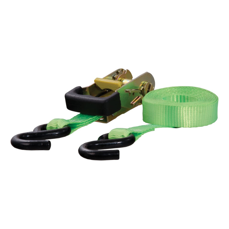 83027 16-ft Lime Green Cargo Strap with S-Hooks (1,100-lb) Z7Q1