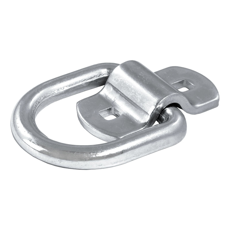 83742 3-in x 3-in Surface-Mounted Tie-Down D-Ring (3600-lb, Clear Zinc) J0U3