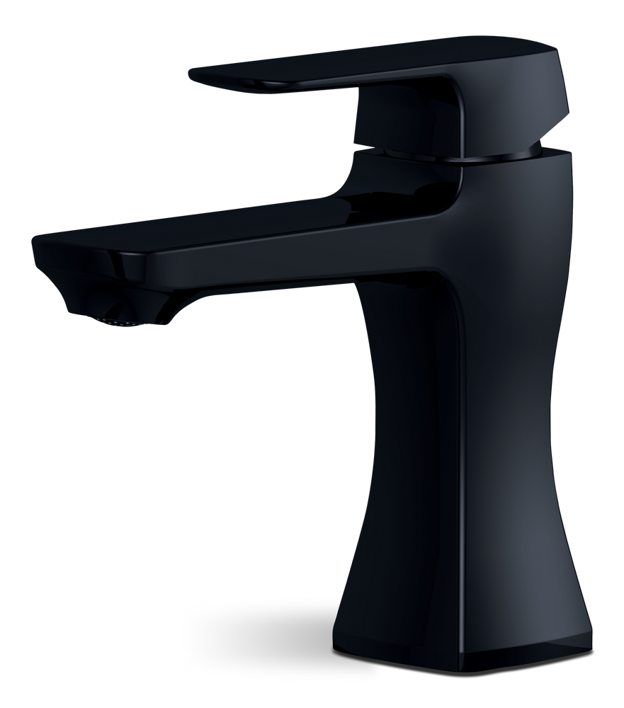 Aztek Single Handle 4-in Centreset Bathroom Sink Faucet with Pop-up Drain, Matte Black I0W2 - product image 1