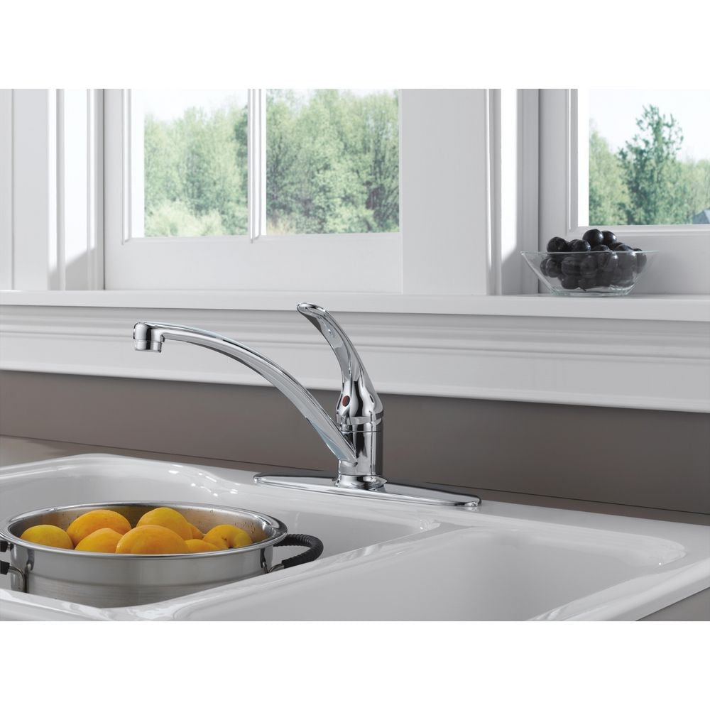 Faucet Principals Single Handle Kitchen Faucet, Chrome I9L9 - product image 4