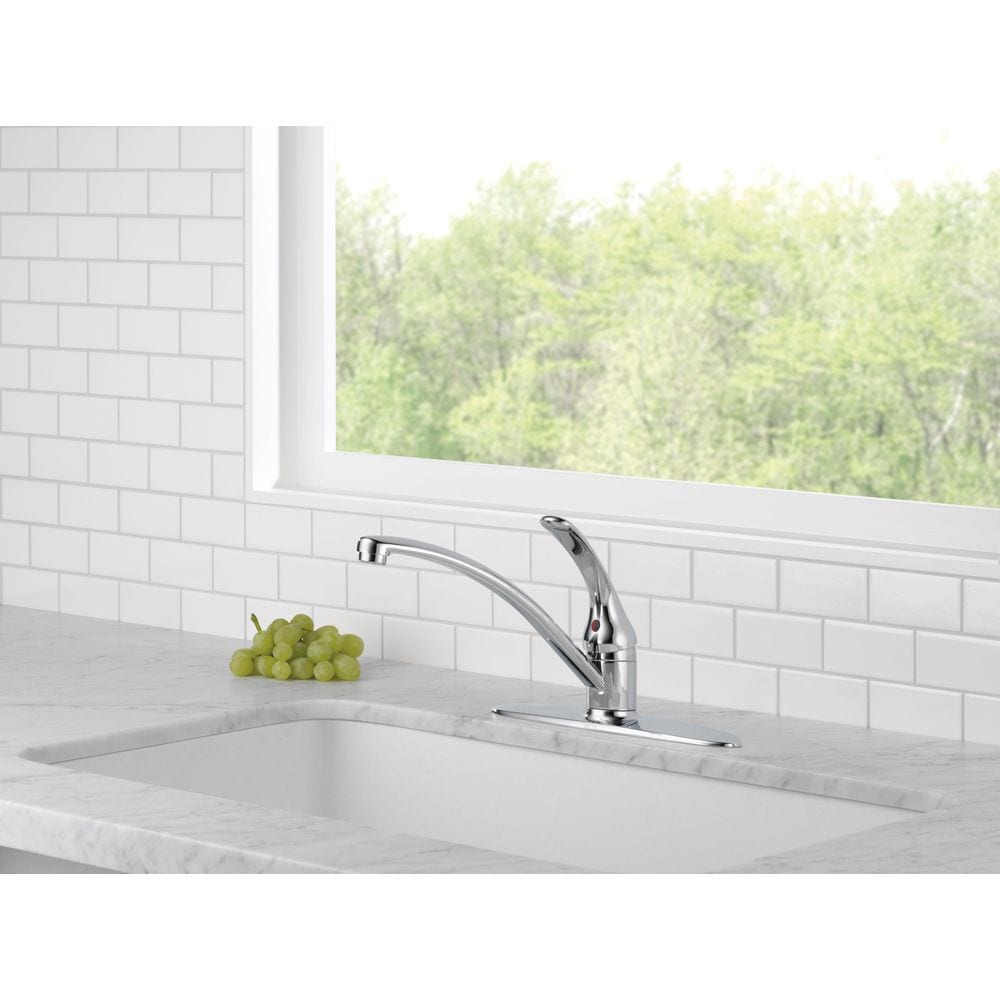 Faucet Principals Single Handle Kitchen Faucet, Chrome I9L9 - product image 5