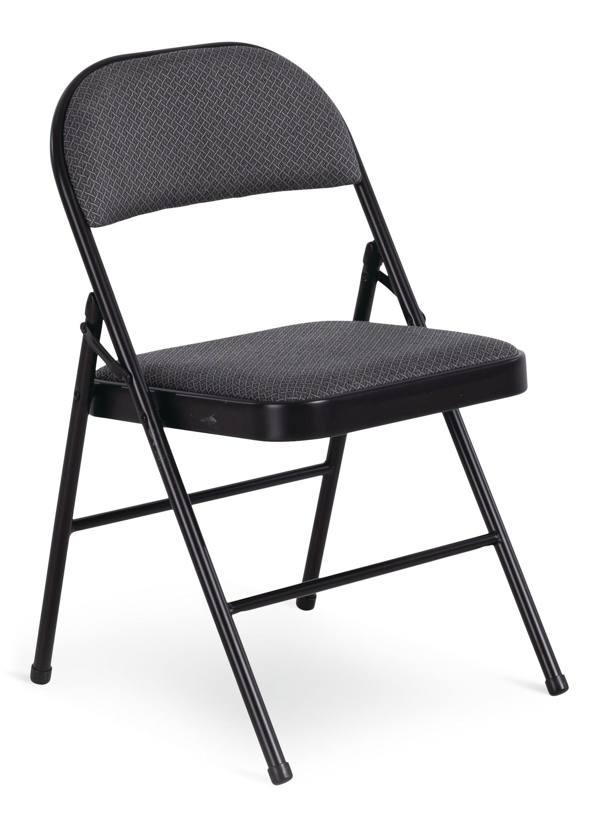Fabric Folding/Compact Chair, Grey Fabric & Black Frame N4I1 - product image 1