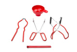 Canning Specialty Set, 5-pc, Plastic, Red V7U5 - product image 1