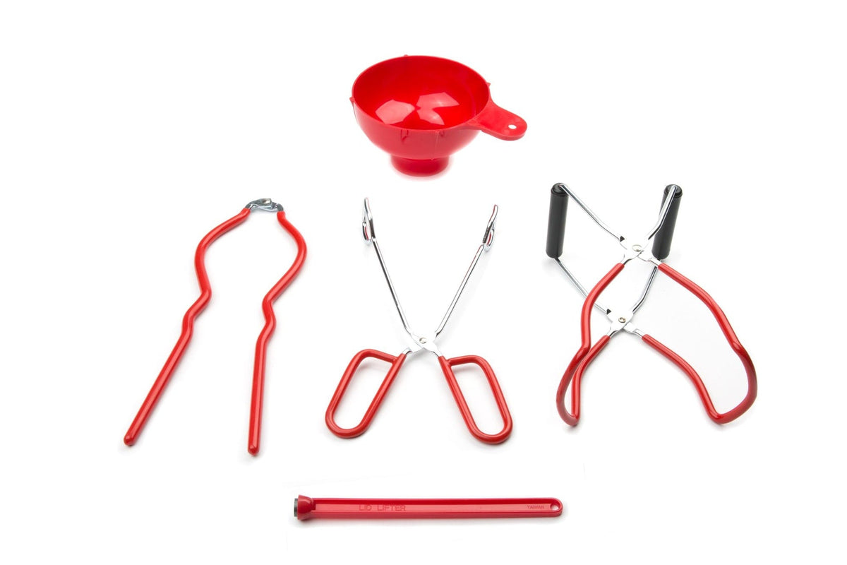 Canning Specialty Set, 5-pc, Plastic, Red V7U5 - product image 1