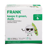 Extra-Small Organic Compostable Food Waste Bags, 100-pk, Clear, 10-L Z9E3 - product image 1