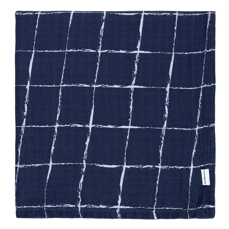 Childrenwear Coastal Calm Soft Cotton Muslin Baby Blanket, 2-pk R0F3